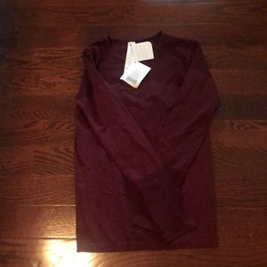 Long sleeve workout top